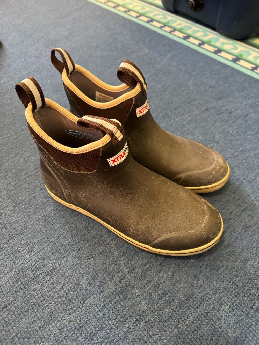 Xtratuf 6" Ankle Deck Boots | Chocolate Tan | Mens 8